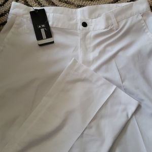 Adidas Climalite white pants NWT 34x30